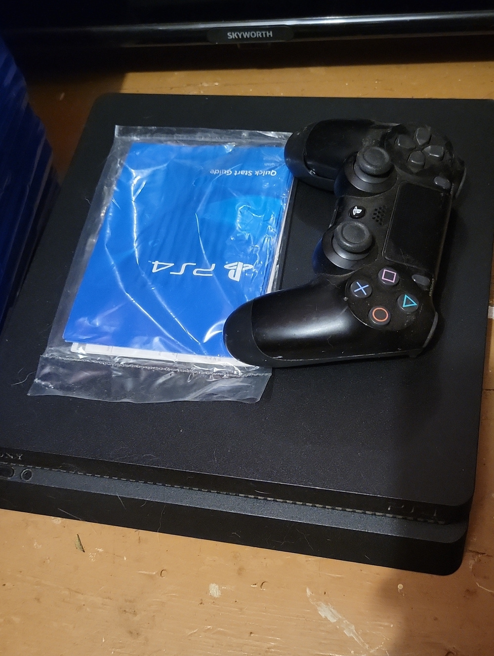 Sony PS4 Slim Black Console with Black DualShock Controller